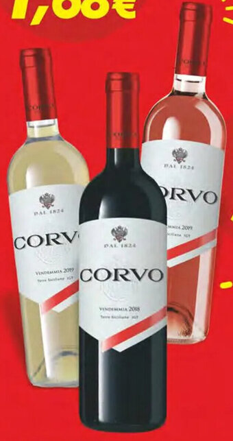 Iper Super Conveniente Corvo Vino rosso/bianco/ rosa I.G.T. 75 cl offerta