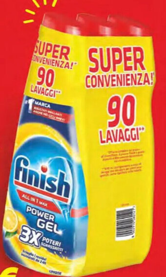 Iper Super Conveniente Finish Gel lemon 3x600 ml offerta
