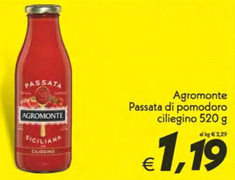 Agromonte Passata di pomodoro ciliegino 520 g