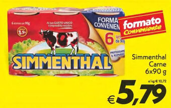 Iper Super Conveniente Simmenthal Carne 6x90 g offerta