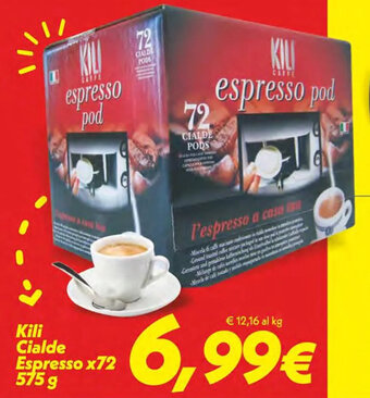 Kili Cialde Espresso x72 575 g