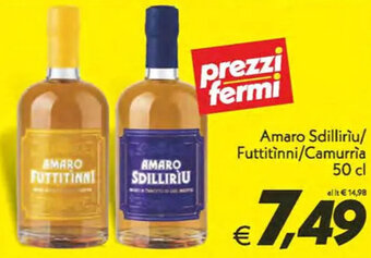 Iper Super Conveniente Amaro Sdillirìu/ Futtitinni/Camurria 50 cl offerta