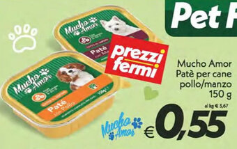 Iper Super Conveniente Mucho Amor Patè per cane pollo/manzo 150 g offerta