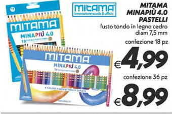 Iper Super Conveniente MITAMA MINAPIÙ 4.0 PASTELLI confezione 18 pz offerta