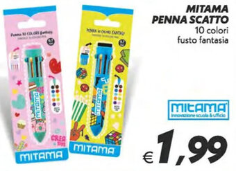 MITAMA PENNA SCATTO 10 colori fusto fantasia