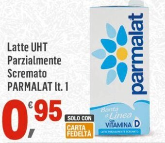 Supermercati Dok Latte UHT Parzialmente Scremato PARMALAT lt. 1 offerta
