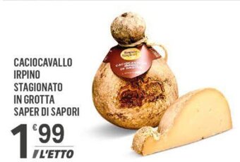CACIOCAVALLO IRPINO STAGIONATO IN GROTTA SAPER DI SAPORI