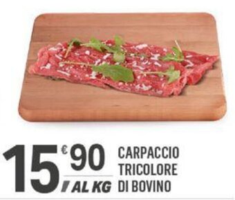 Supermercati Dok CARPACCIO TRICOLORE DI BOVINO offerta