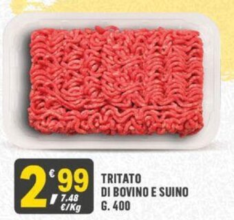 Supermercati Dok TRITATO DI BOVINO E SUINO G.400 offerta