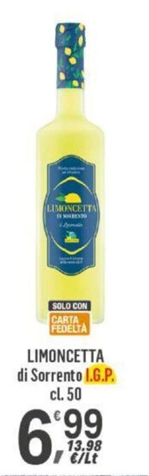 Supermercati Dok LIMONCETTA di Sorrento I.G.P. cl. 50 offerta