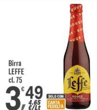 Supermercati Dok Birra LEFFE cl. 75 offerta