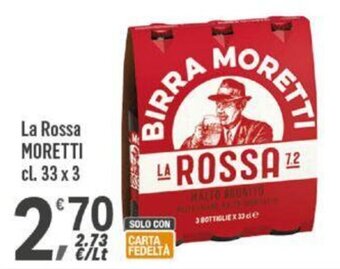 La Rossa MORETTI cl. 33 x 3