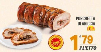 Supermercati Dok PORCHETTA DI ARICCIA I.G.P. offerta