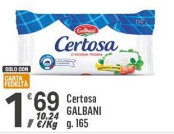 Supermercati Dok Certosa GALBANI g.165 offerta