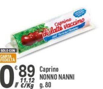 Supermercati Dok Caprino NONNO NANNI g.80 offerta