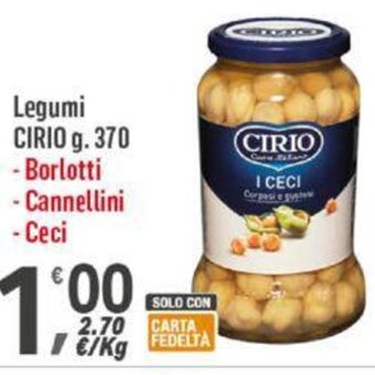 Legumi CIRIO g. 370