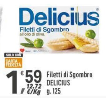 Supermercati Dok Filetti di Sgombro DELICIUS g.125 offerta