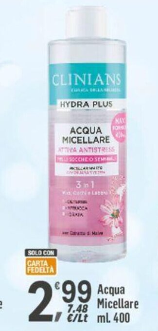 Supermercati Dok Acqua Micellare ml. 400 offerta