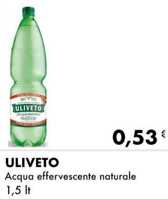 ULIVETO Acqua effervescente naturale 1,5 lt