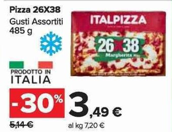 Carrefour Market Pizza 26X38 485 g offerta