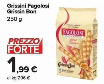 Grissini Fagolosi Grissin Bon 250 g