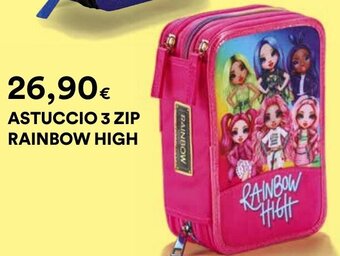 Coop ASTUCCIO 3 ZIP RAINBOW HIGH offerta
