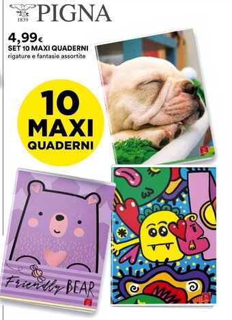 Coop SET 10 MAXI QUADERNI offerta