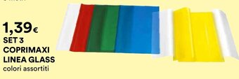 Coop SET 3 COPRIMAXI LINEA GLASS offerta