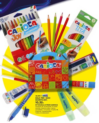 KIT SCUOLA 41 PEZZI CARIOCA