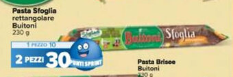 Carrefour Iper Pasta Sfoglia rettangolare Buitoni 230 g offerta