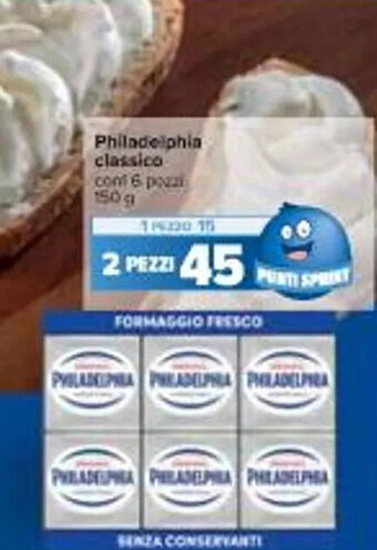Carrefour Iper Philadelphia classico 150 g offerta