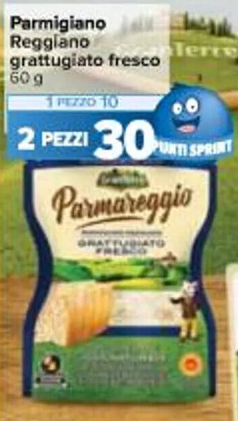 Parmigiano Reggiano grattugiato fresco 60 g