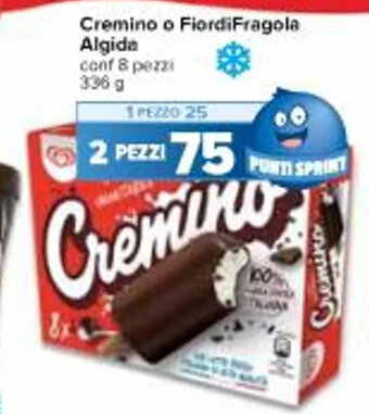 Carrefour Iper Cremino o Fiordifragola Algida 336 g offerta