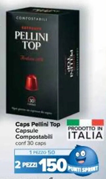 Caps Pellini Top Compostabili conf 30 caps