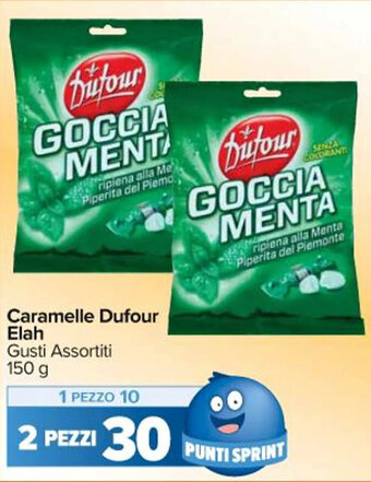 Carrefour Iper Caramelle Dufour Elah Gusti Assortiti 150 g offerta