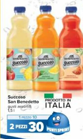 Carrefour Iper Succoso San Benedetto 1,5 l offerta