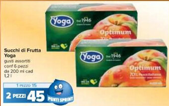 Carrefour Iper Succhi di Frutta Yoga 1,2 l offerta