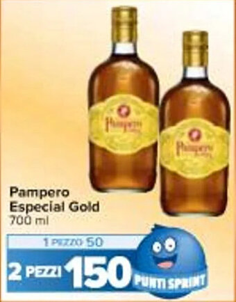 Carrefour Iper Pampero Especial Gold 700 ml offerta