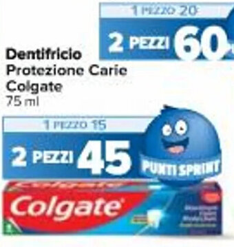 Carrefour Iper Dentifricio Protezione Caric Colgate 75 ml offerta