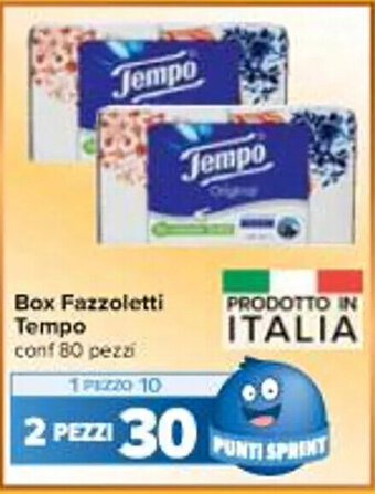 Carrefour Iper Box Fazzoletti Tempo offerta