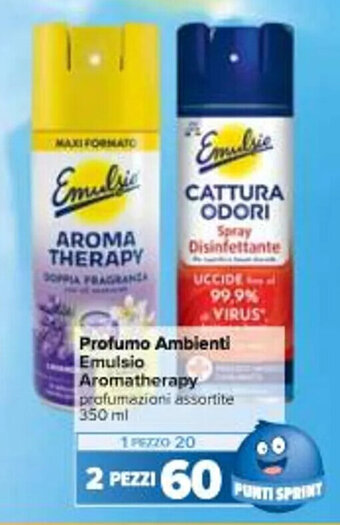 Carrefour Iper Profumo Ambienti Emulsio Aromatherapy 350 ml offerta
