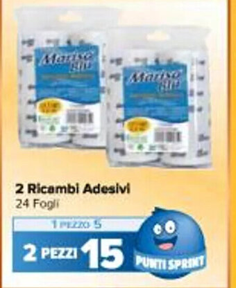 Carrefour Iper 2 Ricambi Adesivi 24 Fogli offerta