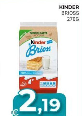 Eté KINDER BRIOSS 270G offerta