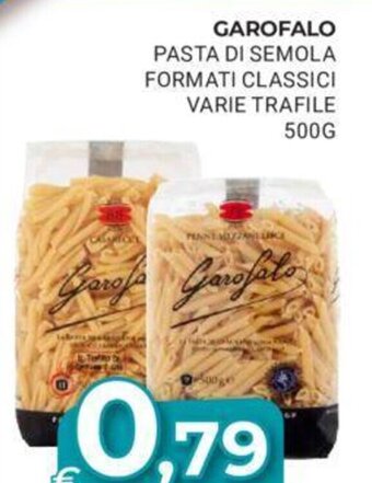 Eté GAROFALO PASTA DI SEMOLA FORMATI CLASSICI VARIE TRAFILE 500 g offerta