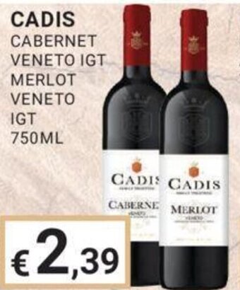 Eté CADIS CABERNET VENETO IGT MERLOT VENETO IGT 750ML offerta