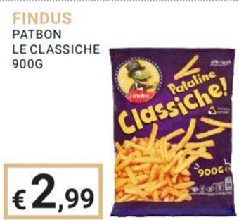 Eté FINDUS PATBON LE CLASSICHE 900G offerta