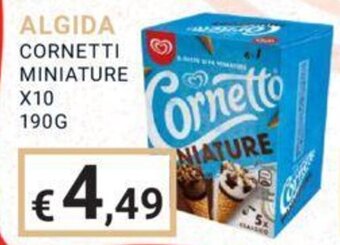 Eté ALGIDA CORNETTI MINIATURE x10 190 ALGIDA CORNETTI MINIATURE offerta