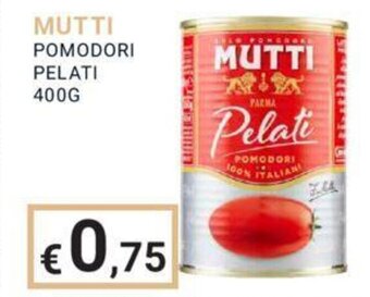 Eté MUTTI POMODORI PELATI 400G offerta