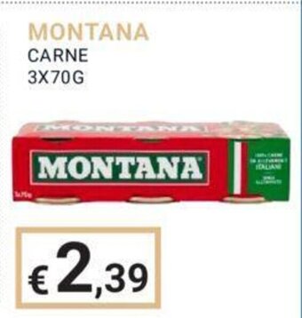 Eté MONTANA CARNE 3X70G offerta