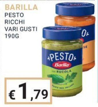 Eté BARILLA PESTO RICCHI VARI GUSTI 190G offerta